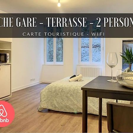 Ferienwohnung Gambetta - Studio - Terrasse - Proche Gare Morlaix Exterior foto